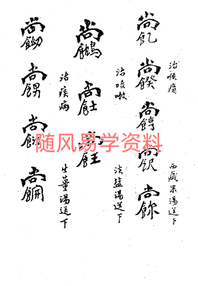 余哲夫   祝由治病符咒44双页