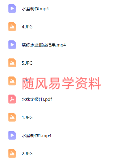 水盆报应法    图片+文档+视频